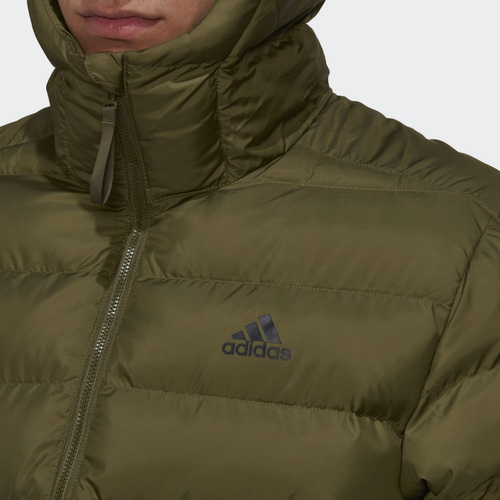 KURTKA MĘSKA ADIDAS ITAVIC 3-STRIPES MIDWEIGHT HOODED JACKET ZIELONA GT1677