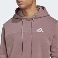 BLUZA MĘSKA ADIDAS STADIUM FLEECE BADGE OF SPORT HOODIE FIOLETOWA HL1600