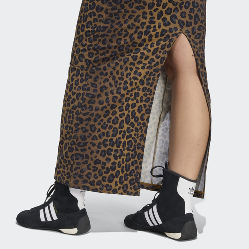 Sukienka adidas Leopard V-Neck Maxi JW2773