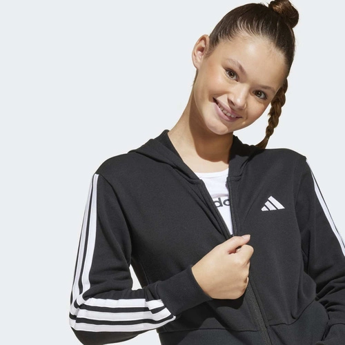 Bluza dziewczęca adidas Essentials Full-Zip Kids JJ0956