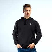 BLUZA MĘSKA ADIDAS ADICOLOR ESSENTIALS TREFOIL HOODIE CZARNA H34652
