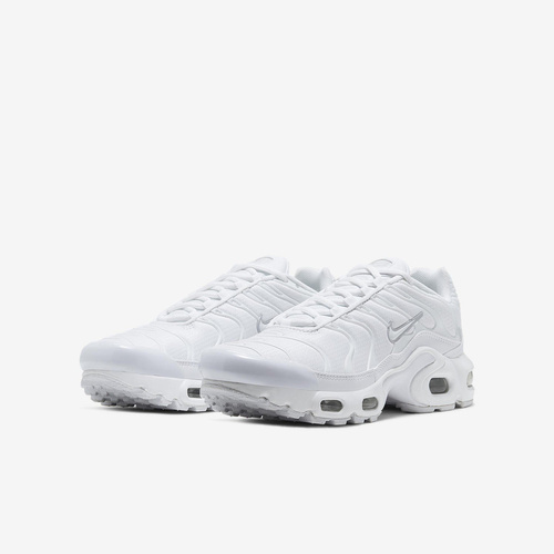 Buty Junior Nike Air Max Plus Białe CW7044-100