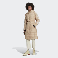 Kurtka damska adidas Hooded Premium Long Slim Jacket HK5252