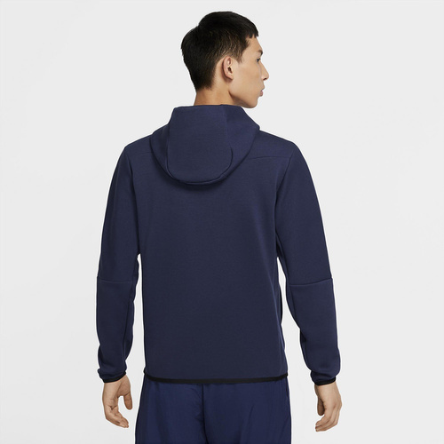 BLUZA MĘSKA NIKE NIKE SPORTSWEAR TECH FLEECE HOODIE FULL-ZIP NIEBIESKA CU4489-410