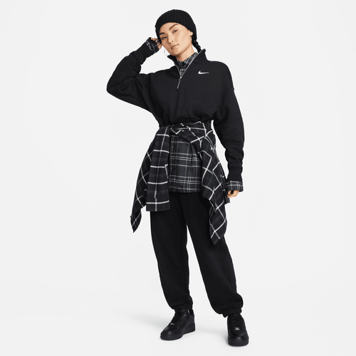 Bluza damska Nike NSW PHNX FLC QZ Crop DQ5767-010