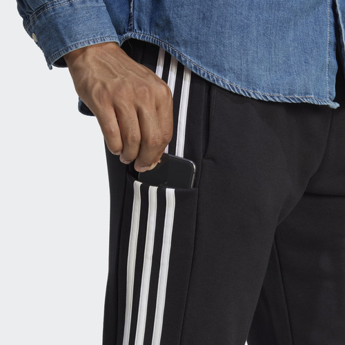 Spodnie męskie adidas Essentials French Terry Tapered Cuff 3-Stripes Pants HA4337