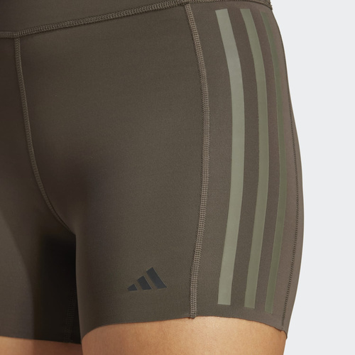 Spodenki damskie adidas Optime 4-Inch Raw-Cut-Hem IK5480