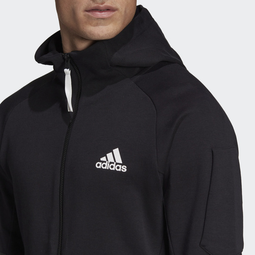 BLUZA MĘSKA ADIDAS DESIGNED FOR GAMEDAY FULL-ZIP JACKET CZARNA HE5030