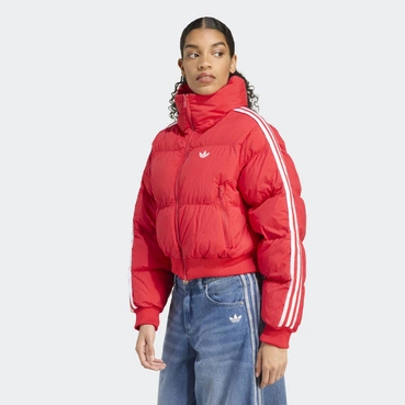 Kurtka damska adidas Adicolor Cropped Synthetic Down Puffer JX2966