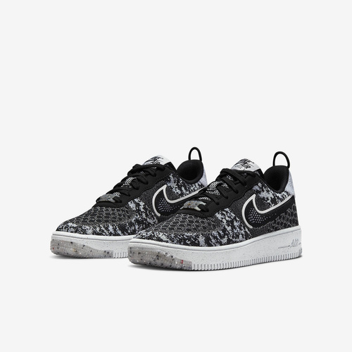Buty Junior Nike Air Force 1 Crater Flyknit Czarne DM1060-001