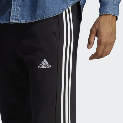 Spodnie męskie adidas Essentials French Terry Tapered Cuff 3-Stripes Pants HA4337