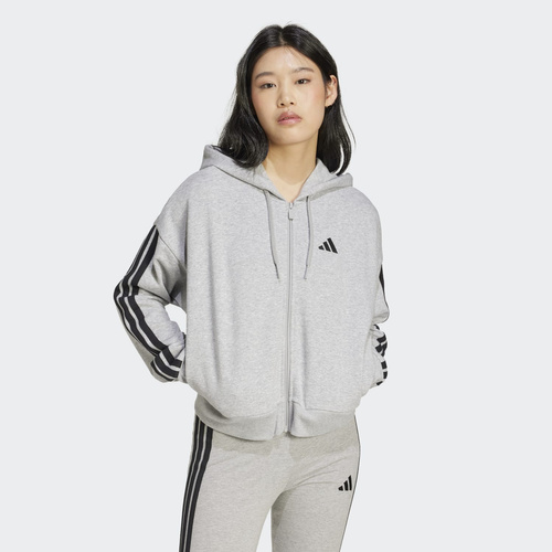Bluza damska adidas Essentials 3-Stripes French Terry Full-Zip JE0055
