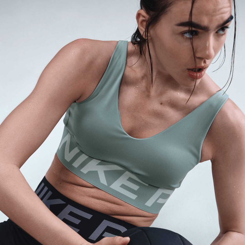 Stanik sportowy Nike Pro Indy Plunge HF7324-017