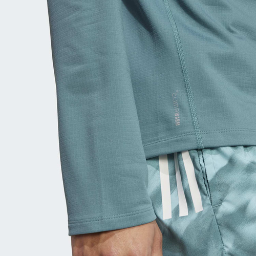 Bluza męska adidas Own The Run Winterized Hooded Half-Zip JW9655