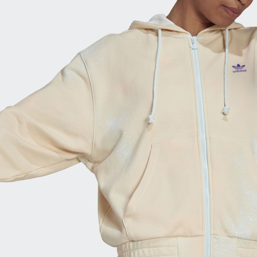 BLUZA DAMSKA ADIDAS ALLOVER PRINT FULL ZIP HOODIE HL6612