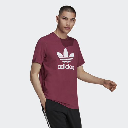 KOSZULKA MĘSKA ADIDAS ADICOLOR CLASSICS TREFOIL TEE BORDOWA H06641