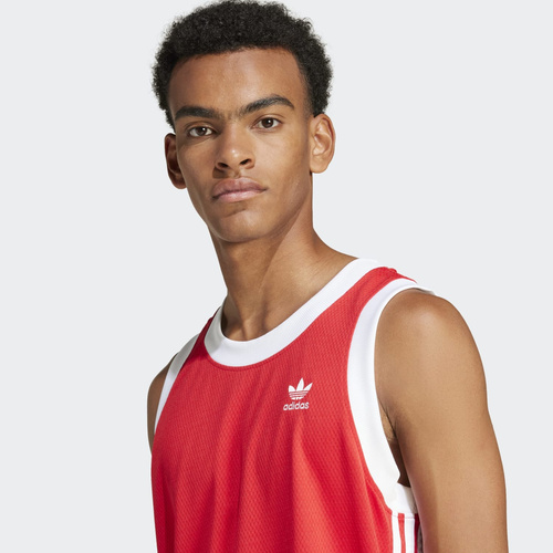 Koszulka męska adidas Adicolor Mock Eyelet JP1098