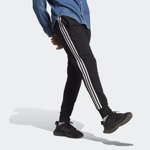 Spodnie męskie adidas Essentials French Terry Tapered Cuff 3-Stripes Pants HA4337