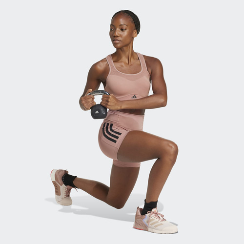 Legginsy damskie adidas Optime 3-Stripes 1/4 JG6146