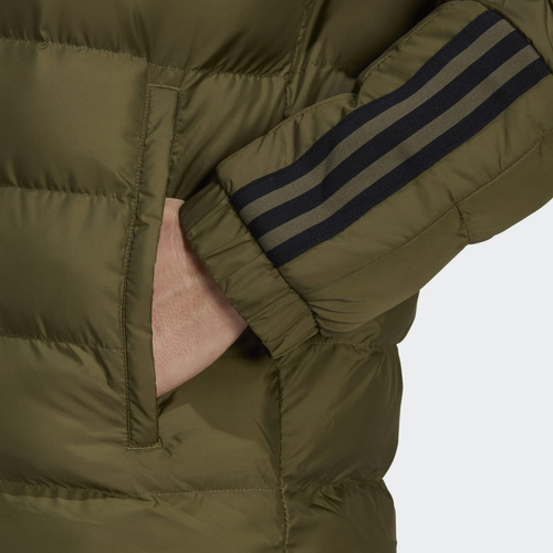KURTKA MĘSKA ADIDAS ITAVIC 3-STRIPES MIDWEIGHT HOODED JACKET ZIELONA GT1677
