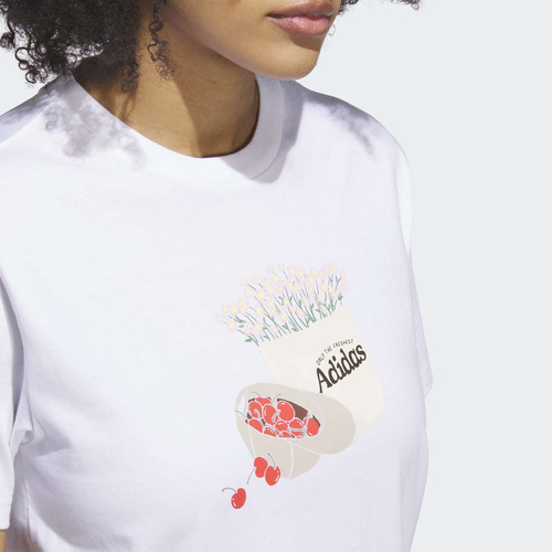 Koszulka damska adidas Farmers Market Graphic JN2543