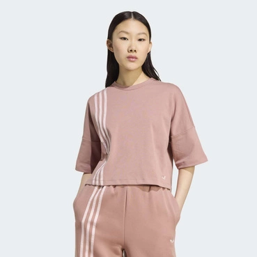 Koszulka damska adidas Off Placed 3 Stripes Tee JW3613