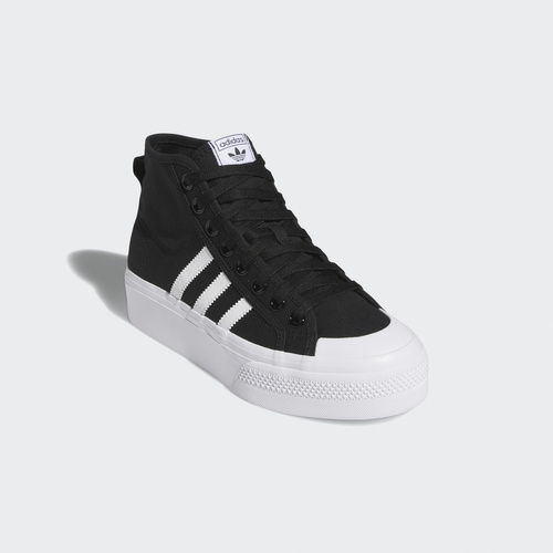 BUTY DAMSKIE ADIDAS NIZZA PLATFORM MID CZARNE FY2783