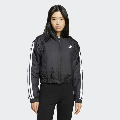 Kurtka damska adidas Essentials 3-Stripes Insulated Crop Bomber JD1296