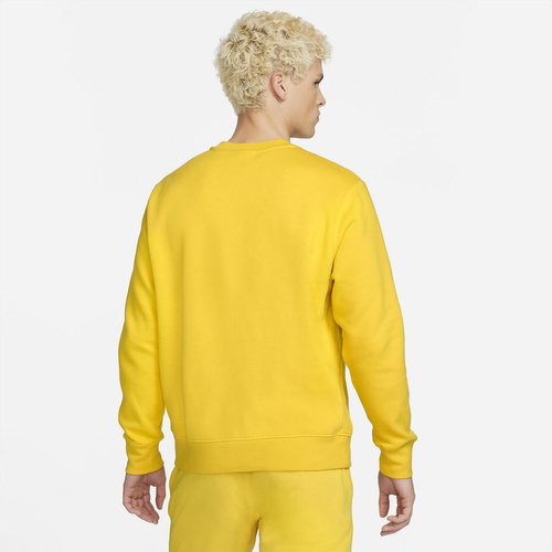 BLUZA MĘSKA NIKE SPORTSWEAR CLUB FLEECE ŻÓŁTA BV2662-709