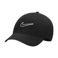CZAPKA UNISEX NIKE NSW H86 SWOOSH WASH CAP CZARNA 943091-010
