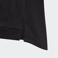 BLUZA JUNIOR ADIDAS 3-STRIPES FULL-ZIP CZARNA GE0950