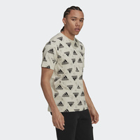 KOSZULKA MĘSKA ADIDAS STADIUM GRAPHICS TEE BEŻOWA HK2231