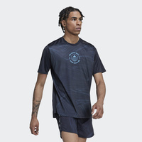 KOSZULKA MĘSKA ADIDAS DESIGNED FOR RUNNING FOR THE OCEANS TEE NIEBIESKA HM1214