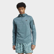 Bluza męska adidas Own The Run Winterized Hooded Half-Zip JW9655